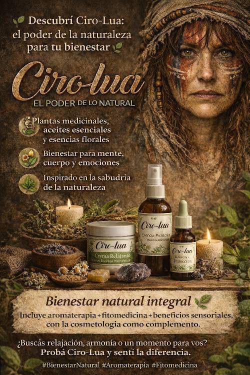 Ciro Lua. El poder de la naturaleza para que te sientas bien.