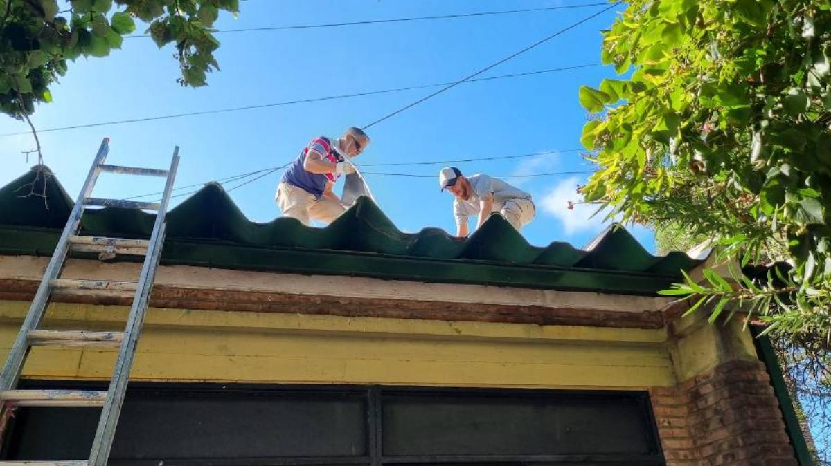 Reparan techos en el Conservatorio Municipal