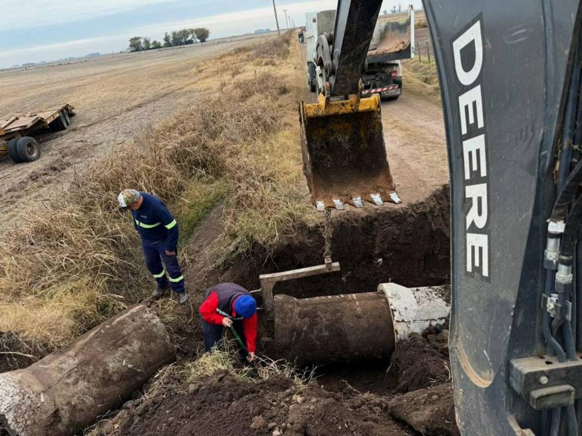La Vial intervino en caminos rurales y sectores urbanos del distrito