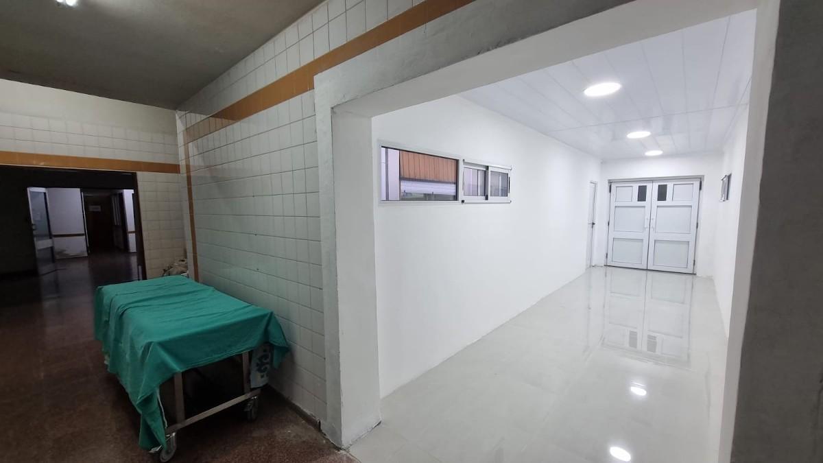 Pasillo de transferencia, una de las obras realizadas últimamente (foto Prensa Municipal).