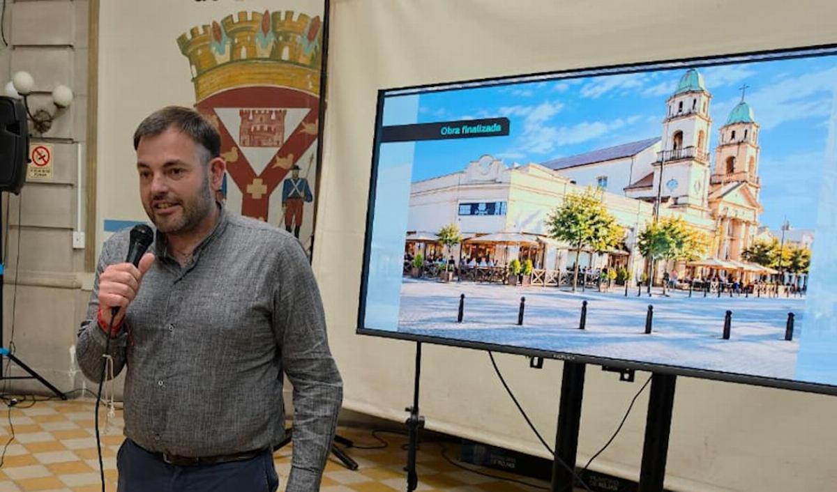 Con reformas en la avenida 25 de Mayo reinició el «Proyecto Centro–Bicentenario»