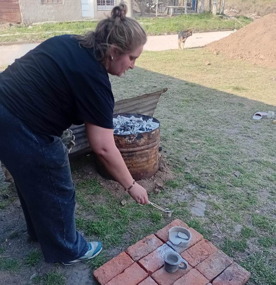 El Taller de Cerámica del CC Santa Rita, en su etapa crucial: el horneado